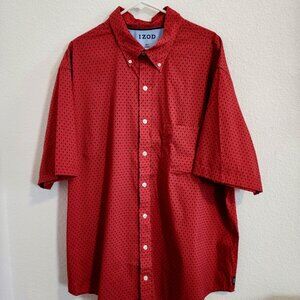 IZOD Men's short sleeve shirt size 2XLT. ITEM 1012249MT